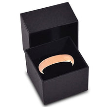 Load image into Gallery viewer, Tungsten Wedding Band Comfort Fit 18K Rose Gold Plated Plated - Mister Bands