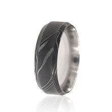 Load image into Gallery viewer, Damascus Steel Wedding Band 8mm - Mister Bands