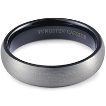 Load image into Gallery viewer, Tungsten Wedding Band Brushed Black - Mister Bands
