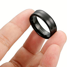 Load image into Gallery viewer, Tungsten Black Wedding Band - Mister Bands