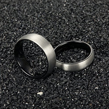 Load image into Gallery viewer, Tungsten Wedding Band Brushed Black - Mister Bands